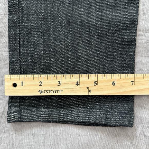 Something Navy Jeans High Waist Straight Leg Black 5 Pocket 33x26 - Picture 6 of 8